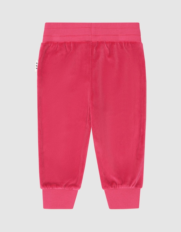 Huxbaby - Very Cherry Velour Trackpants - Babies