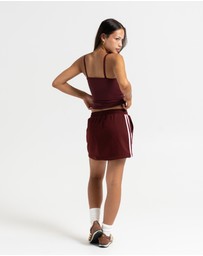 HyperLuxe The Label - Logo Embroidered Skirt