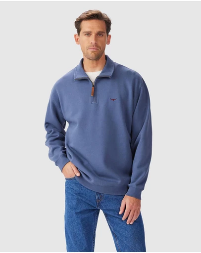 R.M.Williams - Mulyungarie 1/4 Zip Sweatshirt