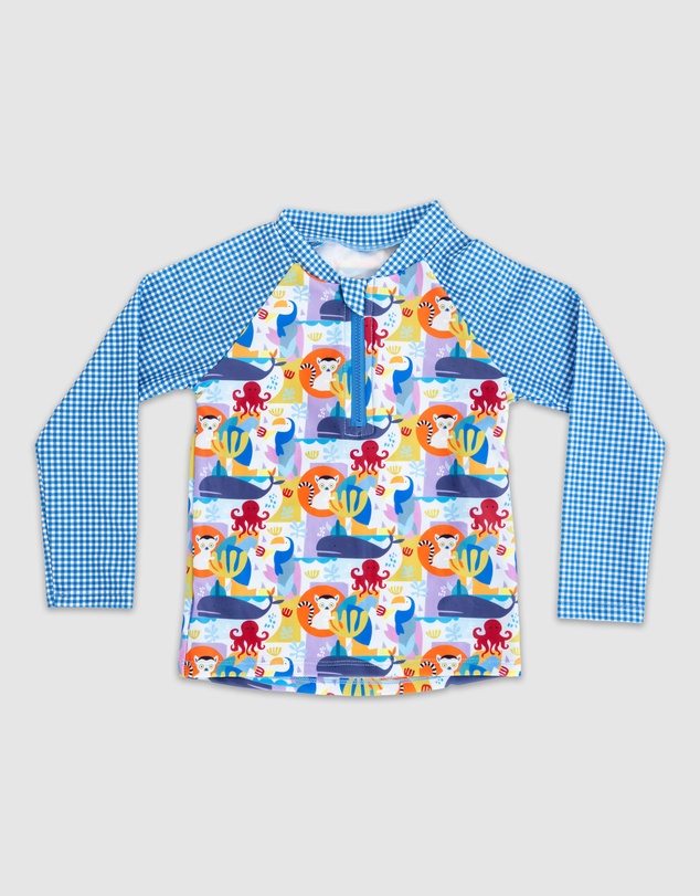 Tyoub - Tyoub Long Sleeve Rash Guard Animal Spirit