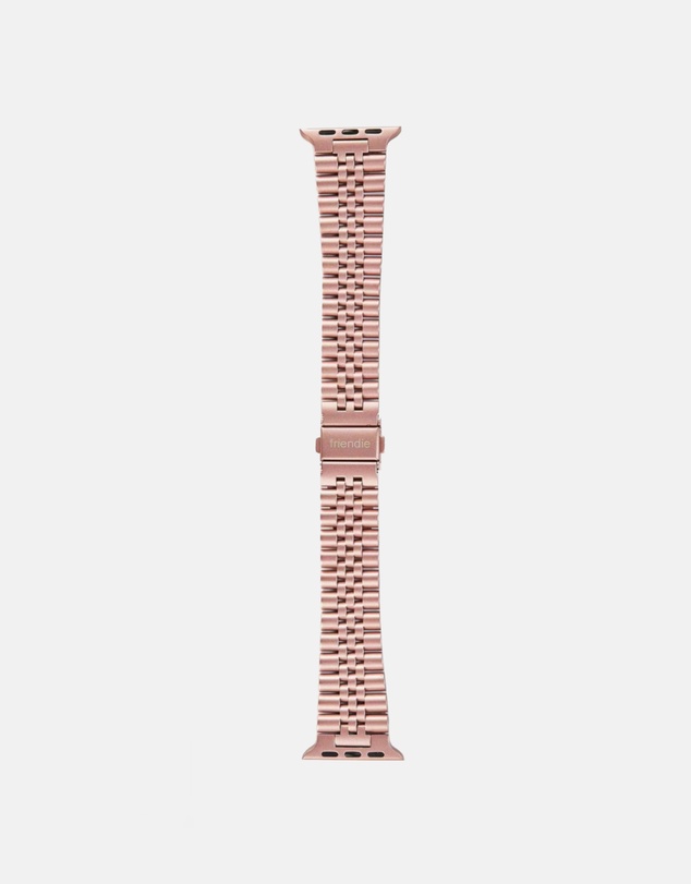 Friendie - Stainless Steel Link Bracelet Band - The Perth - Apple Watch Compatible