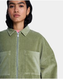 Roxy - Womens Chilled Out Washed Cord Long Sleeve Shirt