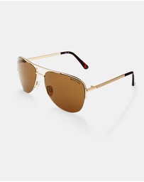 Mestige - Wanderlust Sunglasses embellished with crystals from Swarovski® - Gold