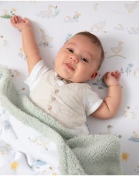 Living Textiles - Sherpa Blanket - Goosey Goosey
