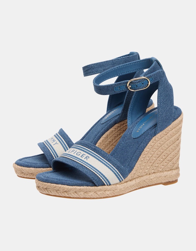 Tommy Hilfiger - High Wedge Webbing Espadrilles - Women's