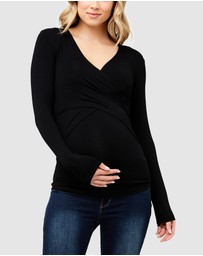 Ripe Maternity - Embrace Long Sleeve Nursing Top