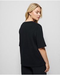 Commonry - Cotton V Neck T Shirt