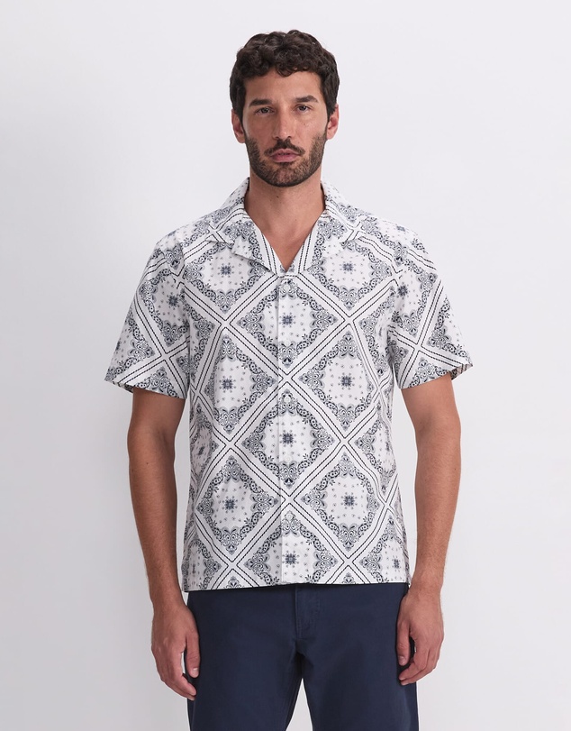 Sportscraft - Bandana Short Sleeve Resort Shirt