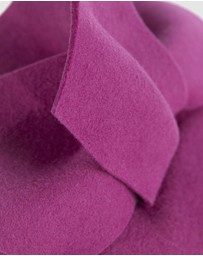 Max Alexander - Winter Fuchsia Felt Pillbox with Bow