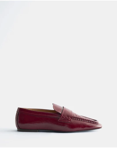 & Other Stories - Square-Toe Leather Loafers