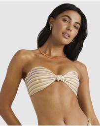 RVCA - Ripple And Twist Bandeau Bikini Top