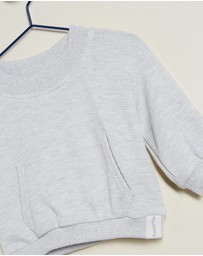 All Fenix - Mini Waffle Crew Jumper - Babies-Kids
