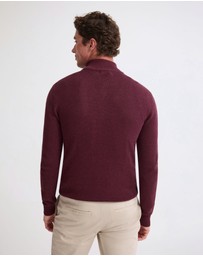 Oxford - Robert Zip Neck Knit Pullover