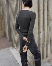 M.N.G - Lace-Trimmed Scoop-Neck Top