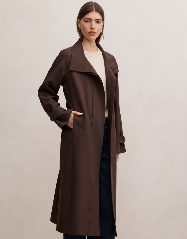 Forever New - Florence Funnel Neck Trench Coat