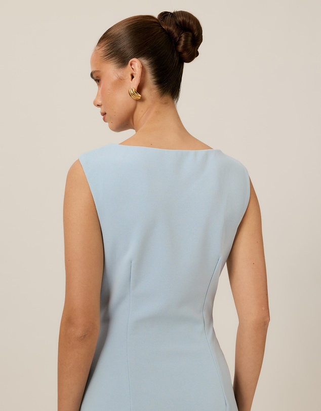 Tussah - Valentina Jersey Twist Detail Midi Dress