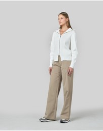 DRICOPER DENIM - Clara Ivory Rib Knit Top