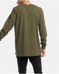 Counter Culture - Cypher Embroidery Long Sleeve Tee