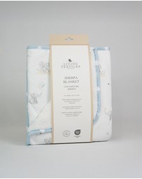 Living Textiles - Sherpa Blanket - Elephant Playtime