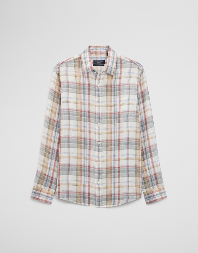 Country Road - Regular Fit Linen Check Shirt