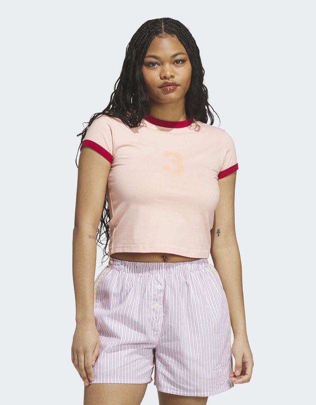 adidas Originals - GRAPHIC RINGER BABY TEE Womens