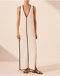 Shona Joy - Lena Plunged Maxi Dress