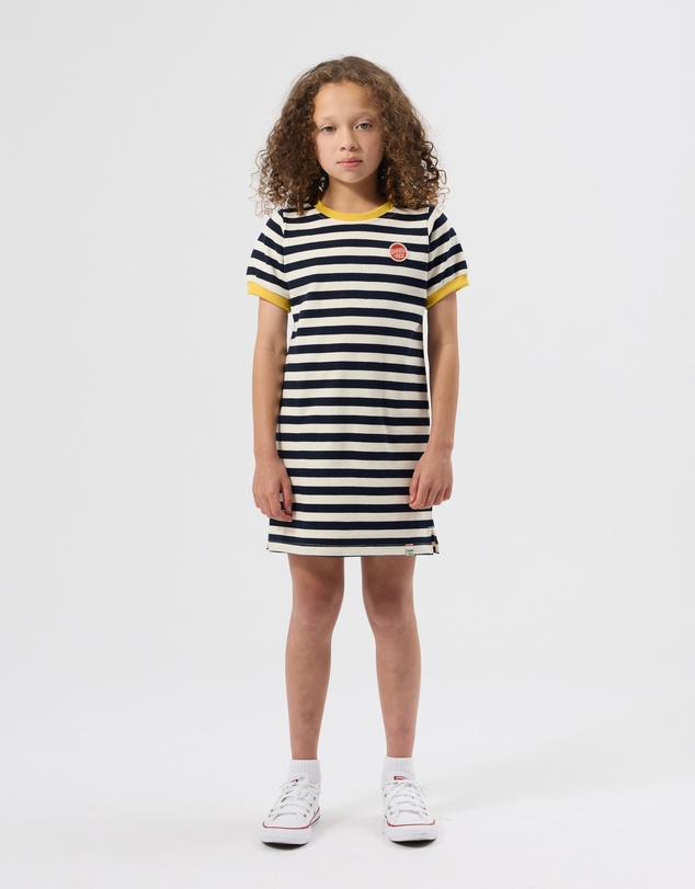 Goldie + Ace - Stripe Ringer T-Shirt Dress - Babies-Kids