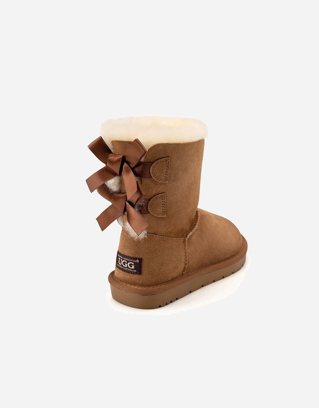 Ozwear Connection Uggs - Ugg Kids 2 Ribbon Boots (Water Resistant)