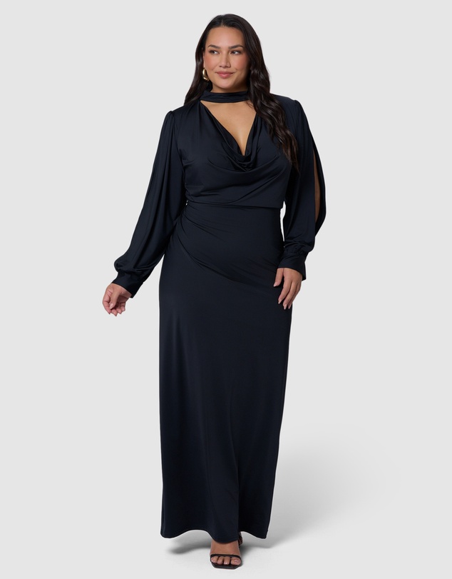 Pink Dusk by Curve Project - Hot Spell Maxi Dress