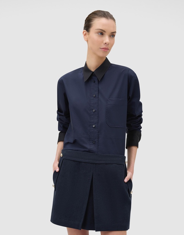 Oroton - Button Detail Mini Skirt