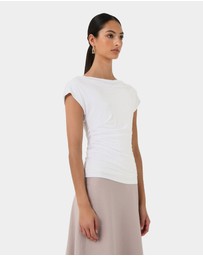 Forcast - Mia Off Shoulder Jersey Top