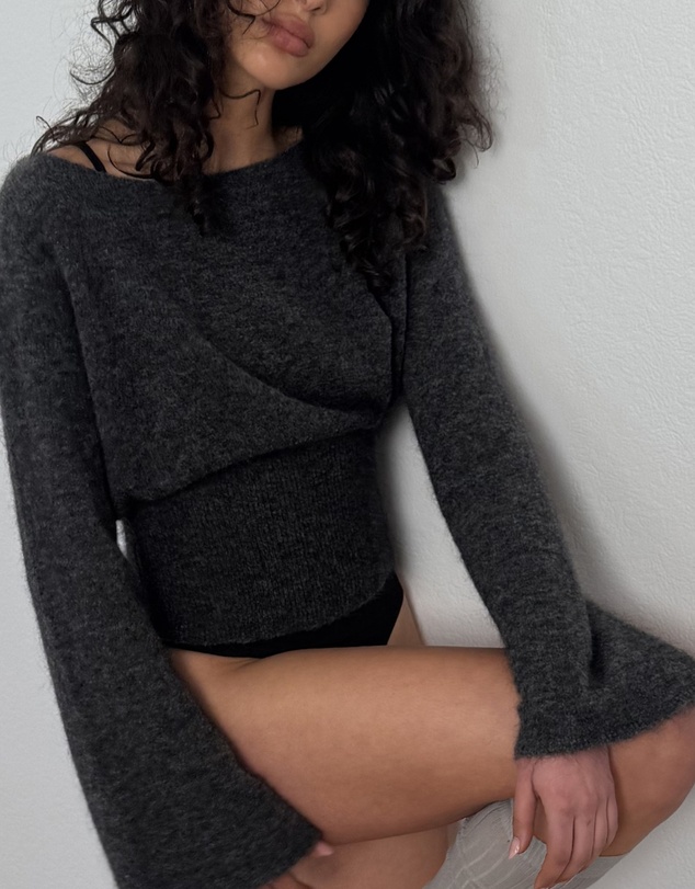 Pinky & Kamal - Mohair Ribbed Knit