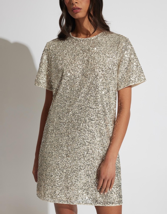 Decjuba - Sia Sequin Mini Tee Dress