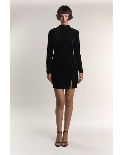 BLACK VELVET RIB