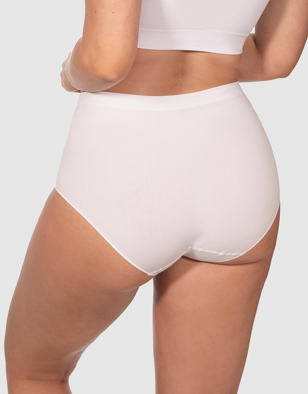 B Free Intimate Apparel - Seamless Cotton Full Briefs - 3 Pack