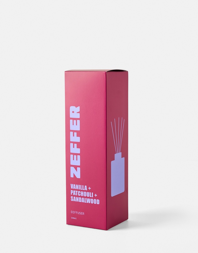 Zeffer by Linen House - Vanilla, Patchouli & Sandalwood Reed Diffuser 120ml