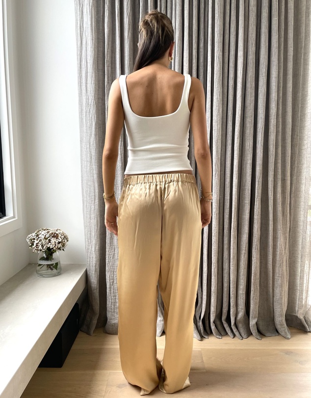 SILK MAGNOLIA - 100% Silk Pants