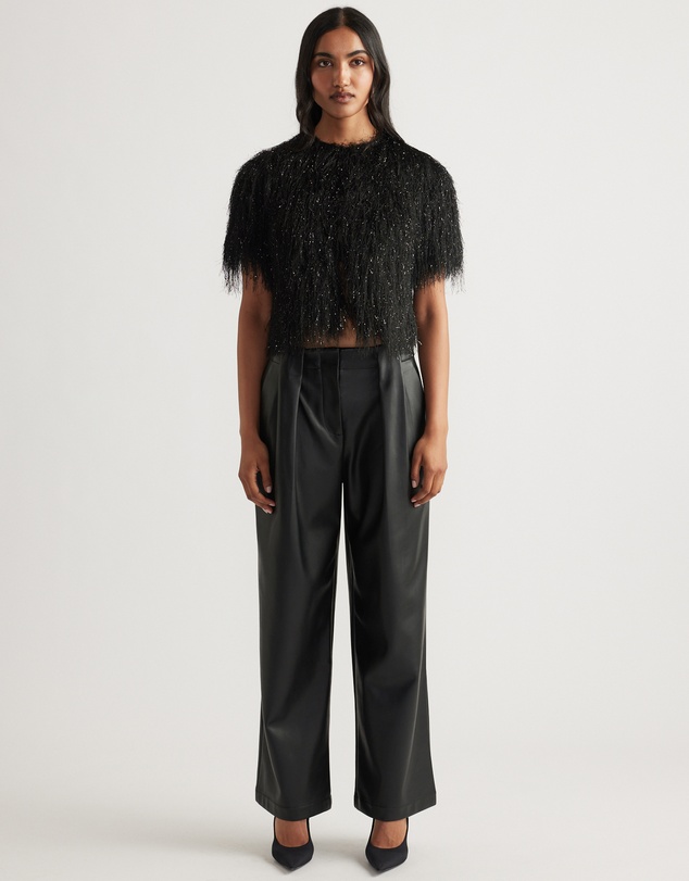 Decjuba - Kenzie Fluffy Lurex Cardigan