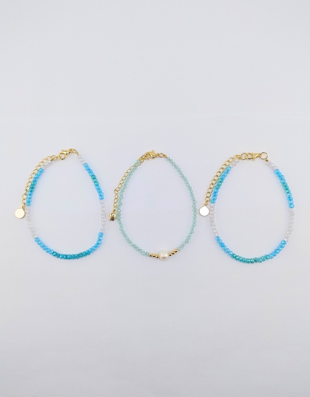 Miz Casa and Co - Crystal Beaded Bracelet Stack