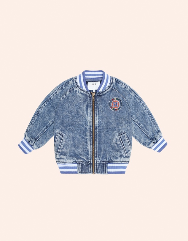 Huxbaby - Dreamy Denim Bomber Jacket - Babies-Teens