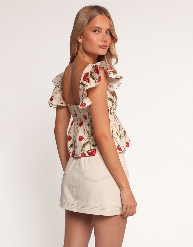 Petal & Pup - Lyric Ruffle Top - Mon Cheri