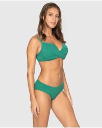 Nip Tuck Swim - Green Amelius Ruth Bikini Top