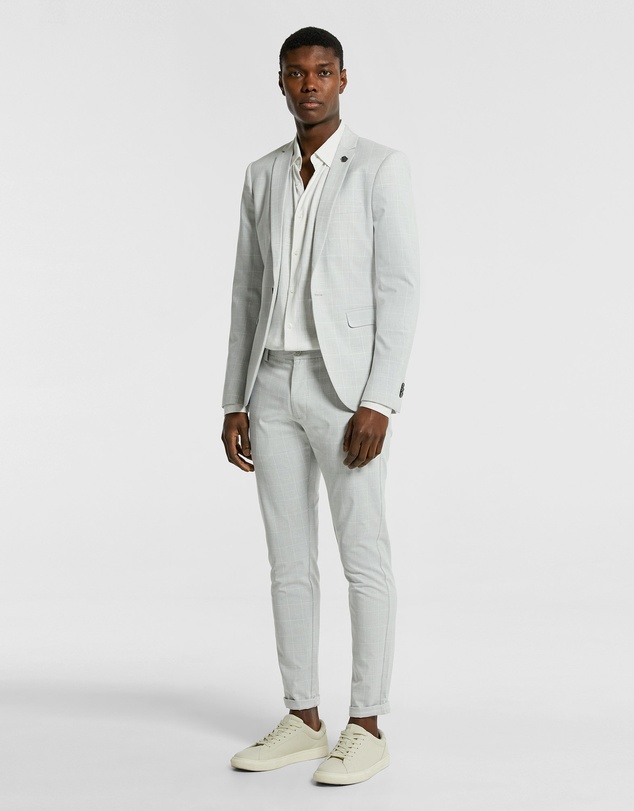 yd. - Terrazzo Check Stretch Blazer