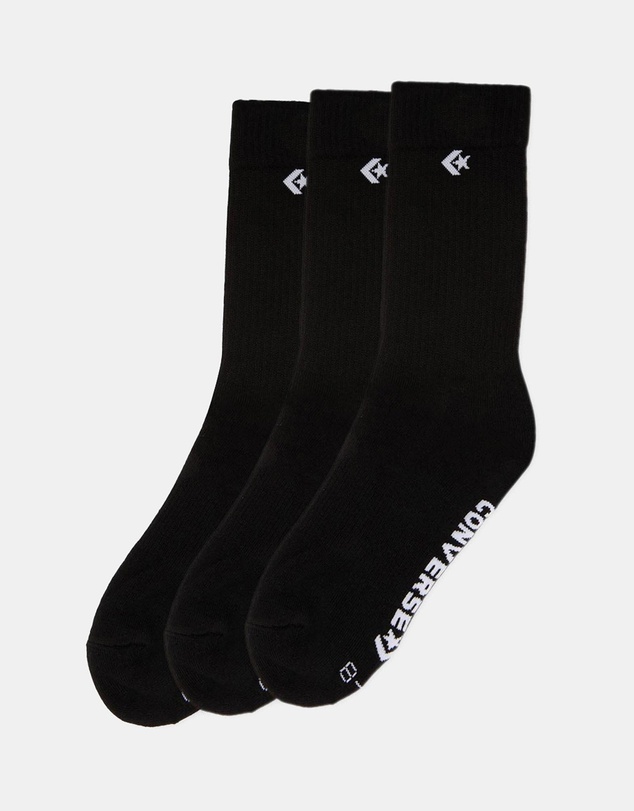 Converse - Converse 3-Pack Crew Socks