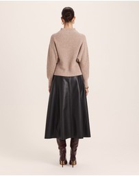 SABA - Nora Wool Cashmere Batwing Knit