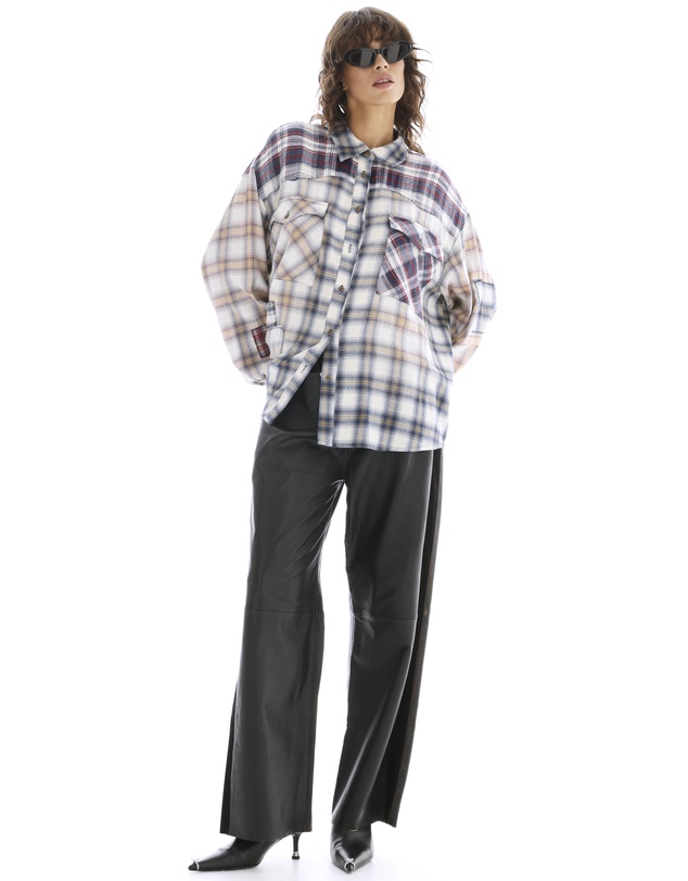 THE TALES - Patched Up Western Flannel Shirt