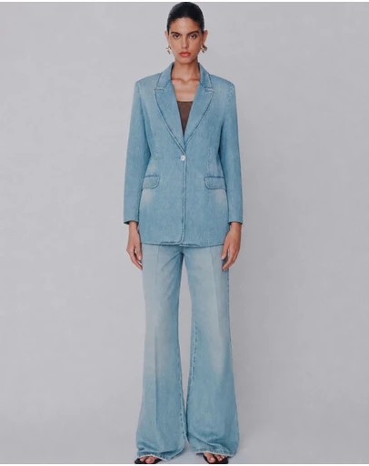 Marella - Light Denim Tailored Blazer