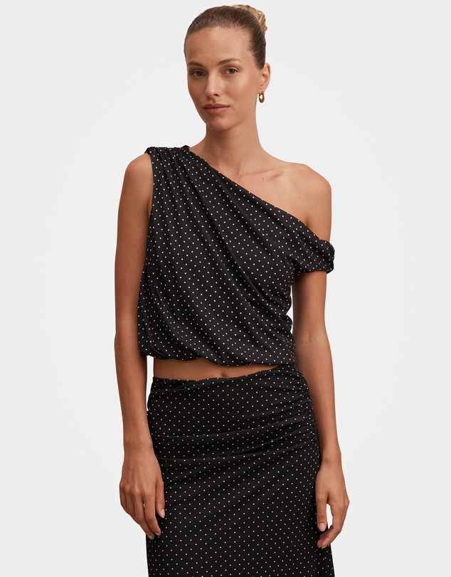 Forever New - Mila Tipped Shoulder Drape Top