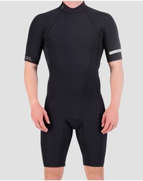 Coastlines - Classic Mens 2mm Back Zip Springsuit