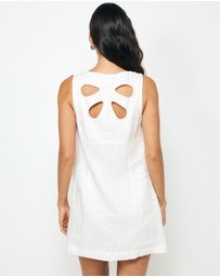 AERE - Zaya Linen Mini Dress